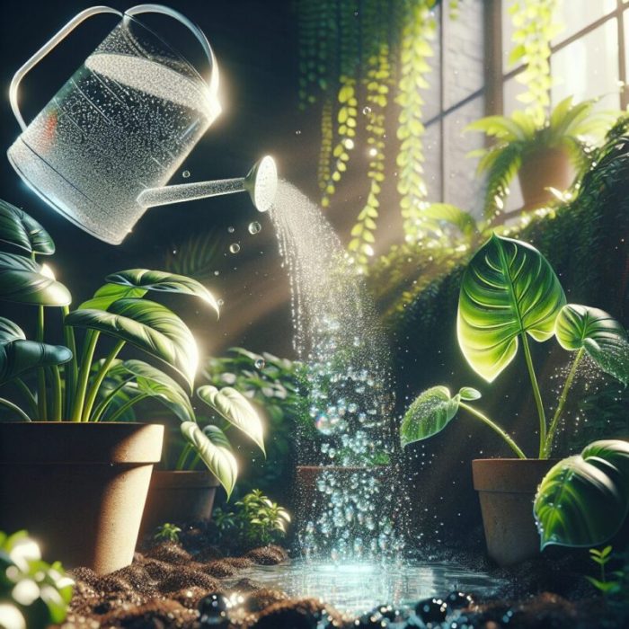 Can you water a plant with sparkling water